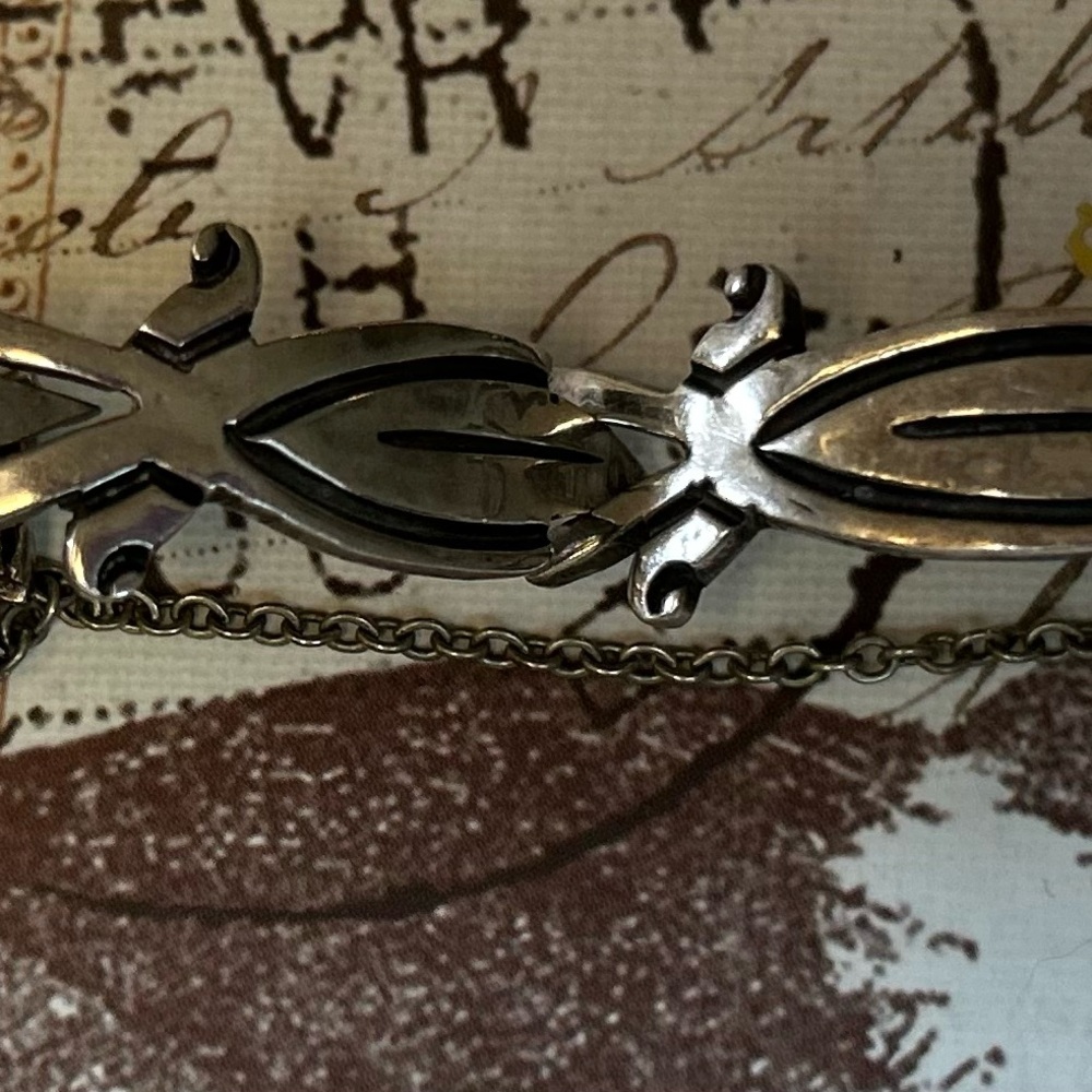 JV JACOB VINTAGE TAXCO midcentury modern Sterling Silver vintage bracelet - Picture 5 of 10